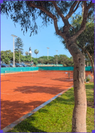 Tennis in Miraflores w/ocean view